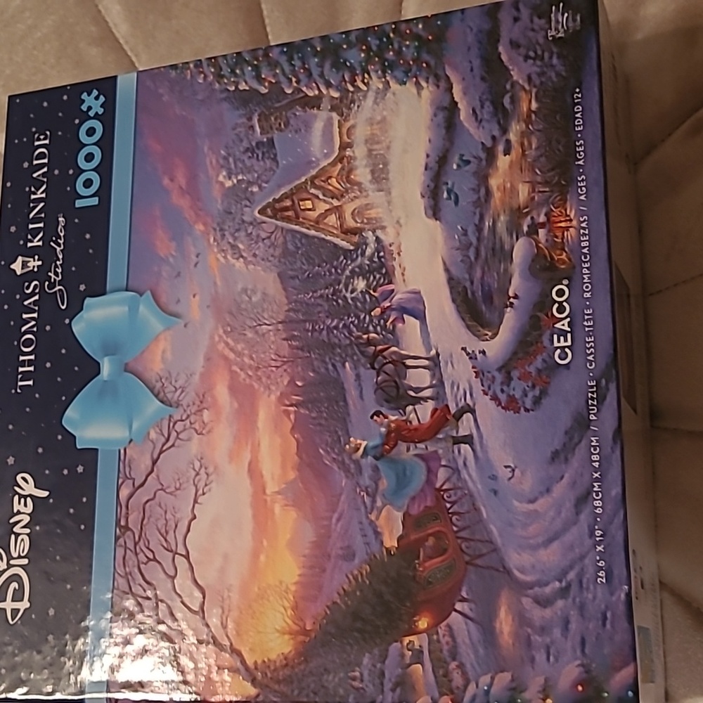 New in box! DISNEY Cinderella Thomas Kinkade 1000 piece jigsaw puzzle